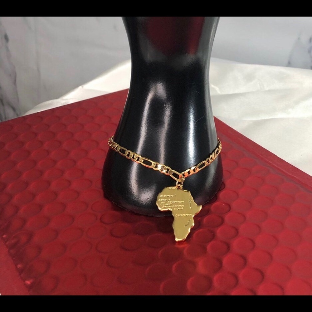 Africa map bracelet ,african bracelet